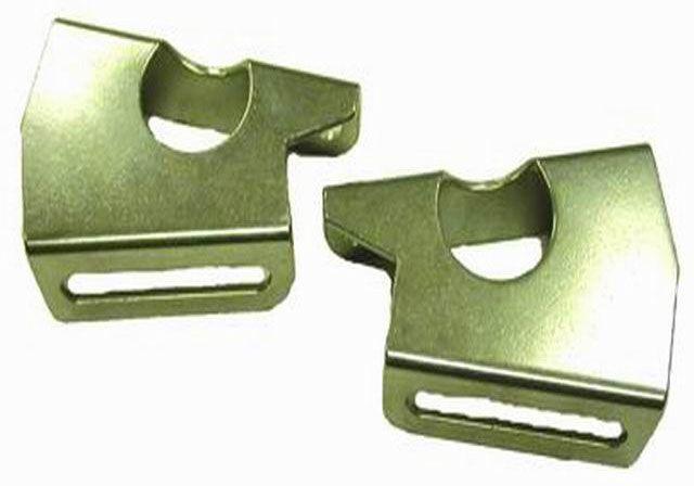 RPC Angled Style Brake Booster Mounting Brackets, Chrome Finish (RPCR3909) RPCR3909