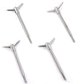 RPC Chrome Steel 1-Piece Wing Nut (Pack of 4) (RPCR4137)