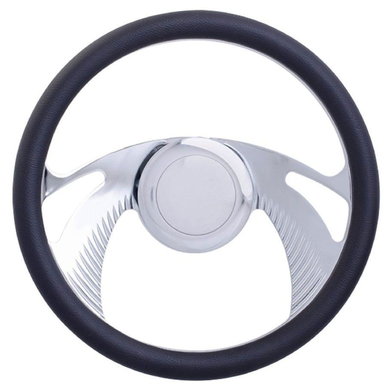 RPC 14" Boomerang Aluminium Steering Wheel (Chrome) (RPCR5614)