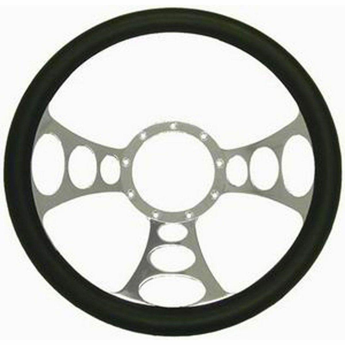 RPC 14" Orbitor Aluminium Steering Wheel (Chrome) (RPCR5615) RPCR5615