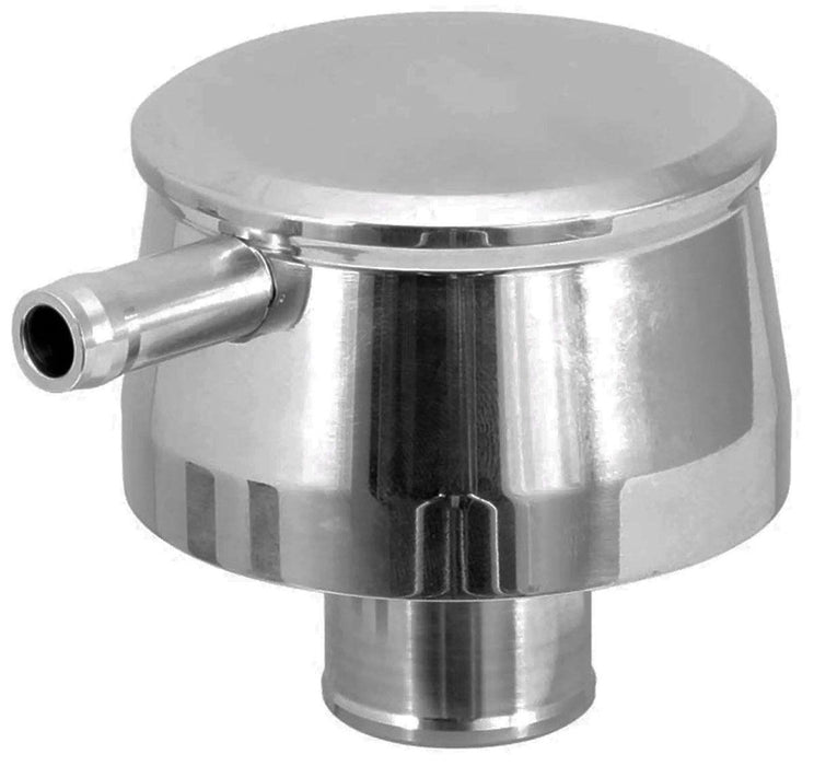 RPC Aluminium PCV Push-In Breather with 1" Neck, Polished Finish, Plain Style (RPCR6000)