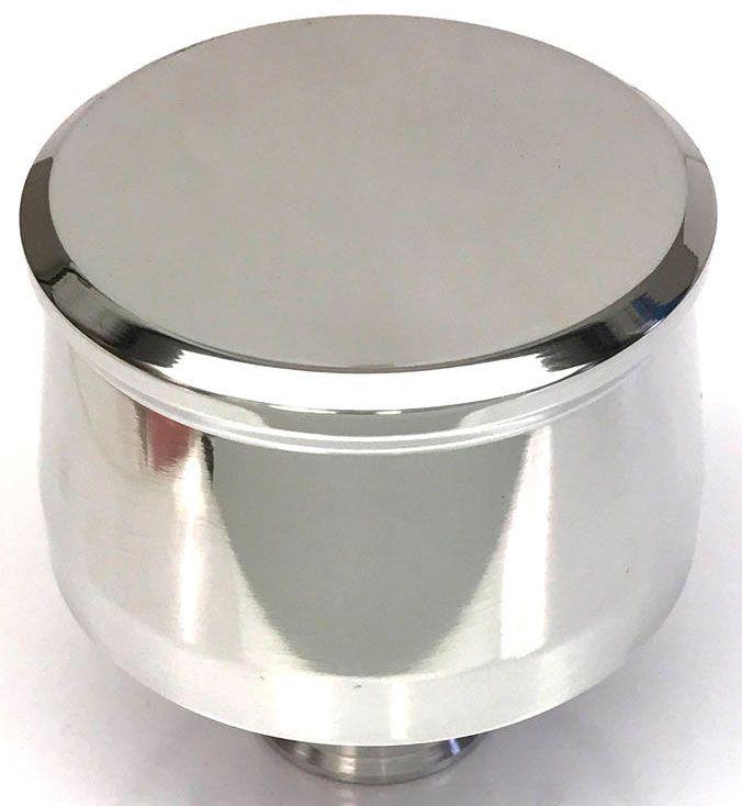 RPC Aluminium Push-In Breather with 1" Neck, Chrome Finish, Plain Style (RPCR6001C) RPCR6001C