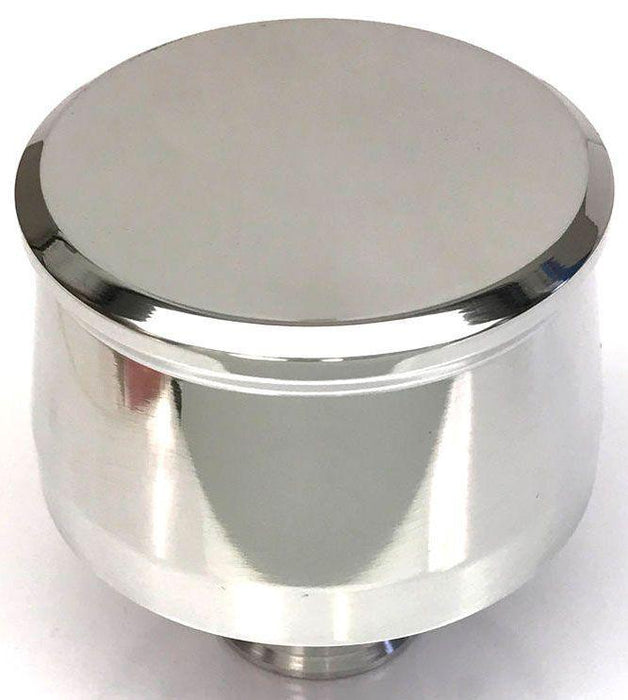 RPC Aluminium Push-In Breather with 1" Neck, Polished Finish, Plain Style (RPCR6001)