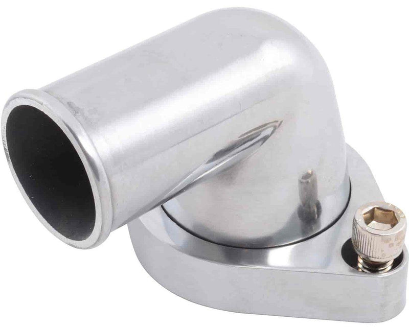 RPC Polished Aluminium 90° Swivel Thermostat Housing, O-ring Style (RPCR6009) RPCR6009