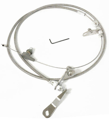 RPC Braided Stainless Kick Down Assembly for Ford C-6 (RPCR6048) RPCR6048