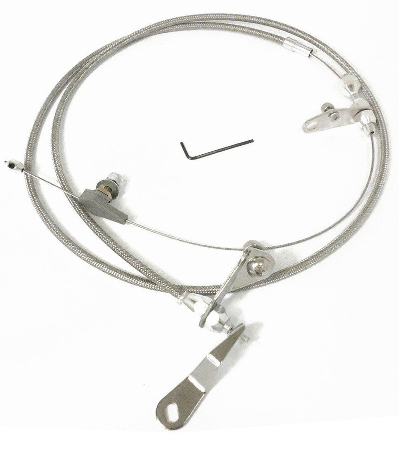 RPC Braided Stainless Kick Down Assembly for Ford C-6 (RPCR6048) RPCR6048