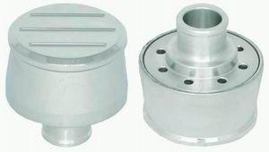 RPC Aluminium Push-in Air Breather with 1" Neck, Chrome Ball Milled Style (RPCR6101C) RPCR6101C
