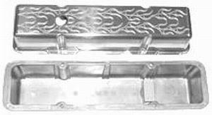 RPC Flamed Aluminium Valve Covers Tall Profile (Polished) (RPCR6130X) RPCR6130X