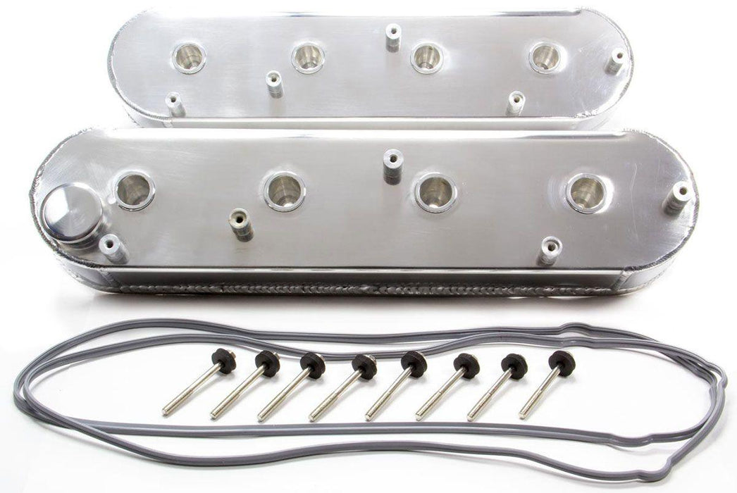 RPC LS1 Polished Fabricated Valve Cover with Coil Mount Brackets (RPCR6142POL)