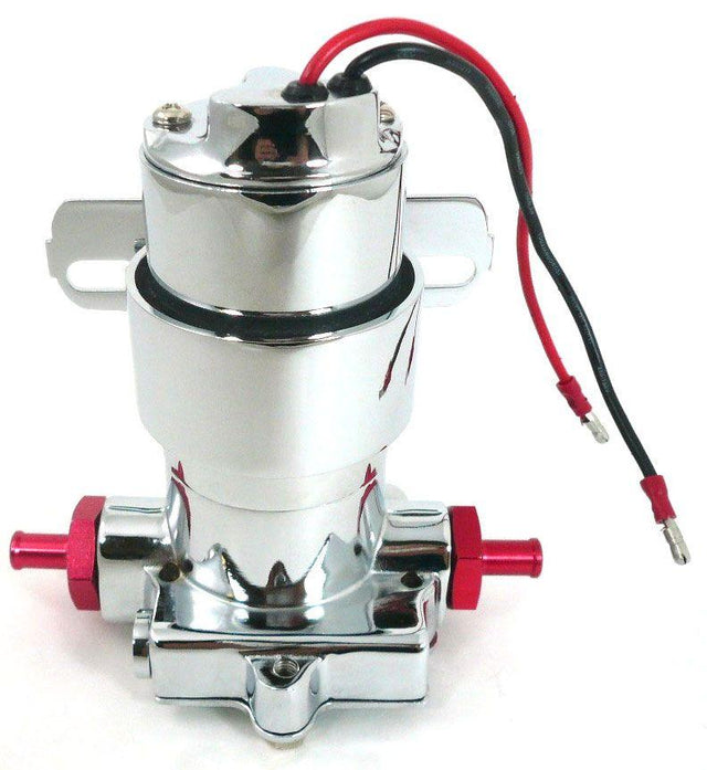 RPC Chrome Electric Fuel Pump 378LPH-7PSI, 3/8" Inlet/Outlet (RPCR6253C) RPCR6253C