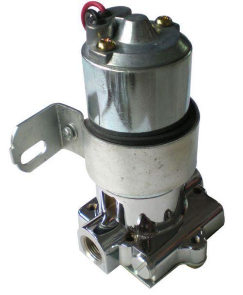 RPC Chrome Electric Fuel Pump 529LPH-9PSI, 3/8" Inlet/Outlet (RPCR6256C) RPCR6256C