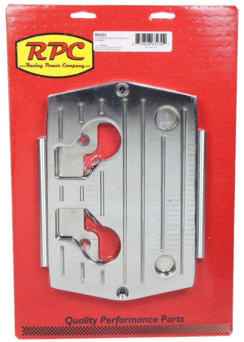 RPC Ball Milled Battery Tray - Polished (RPCR6323) RPCR6323