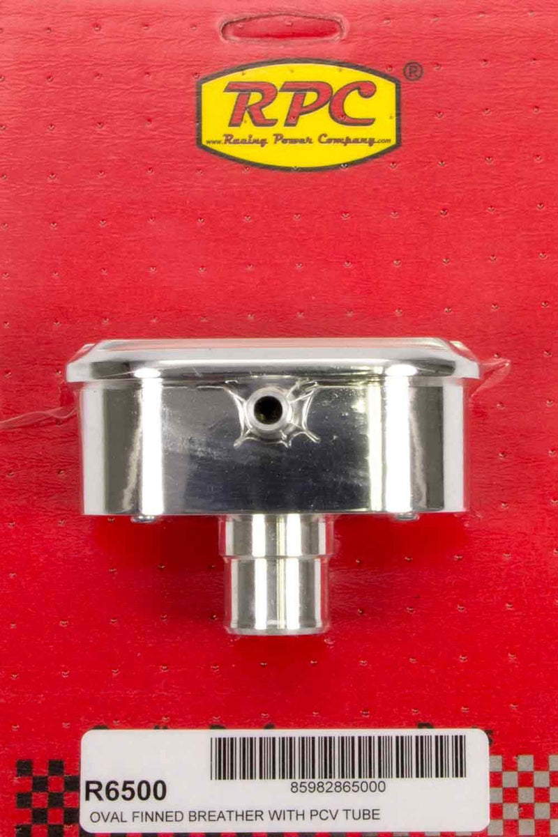 RPC Nostalgic Polished Billet Aluminium PVC Breather, Finned Style (RPCR6500) RPCR6500