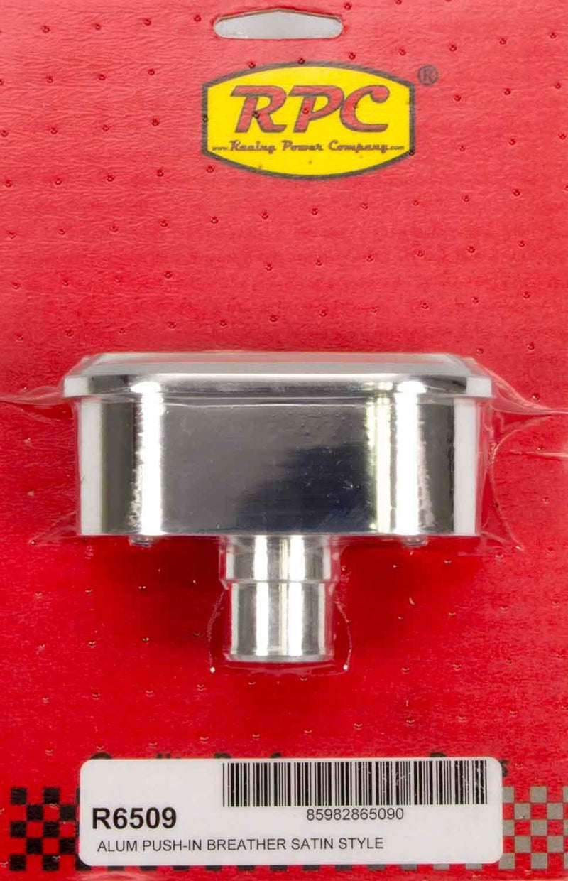 RPC Nostalgic Polished/Satin Billet Aluminium Breather, Finned Style (RPCR6509) RPCR6509