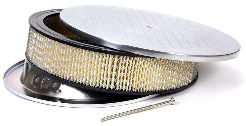 RPC 14 x 3" Air Filter Assembly, Polished, Ball Milled> (RPCR6801) RPCR6801