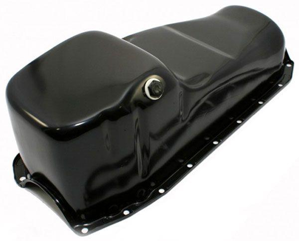 RPC Black Steel Claimer Style Oil Pan, 2 Trap Doors, Crank Scrapper with Windage Tray, 3.8Ltr Capacity (RPCR7108P)