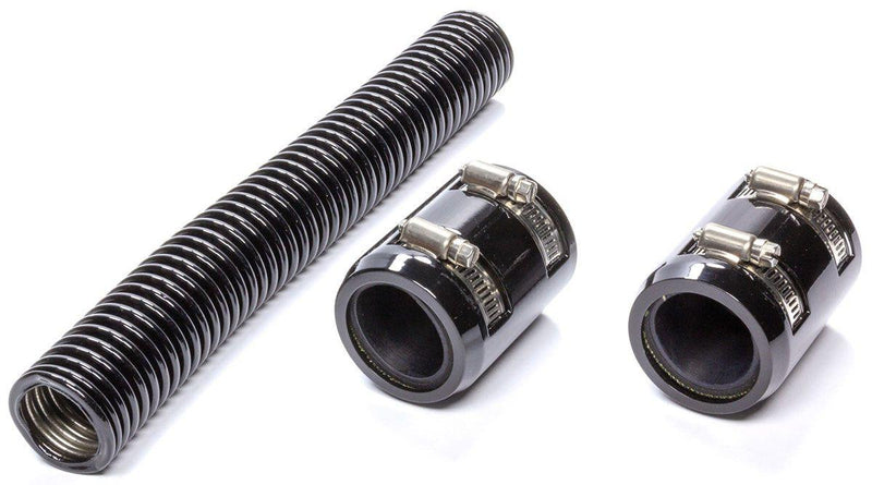 RPC Stainless Steel Radiator Hose Kit, Black (RPCR7301BK) RPCR7301BK