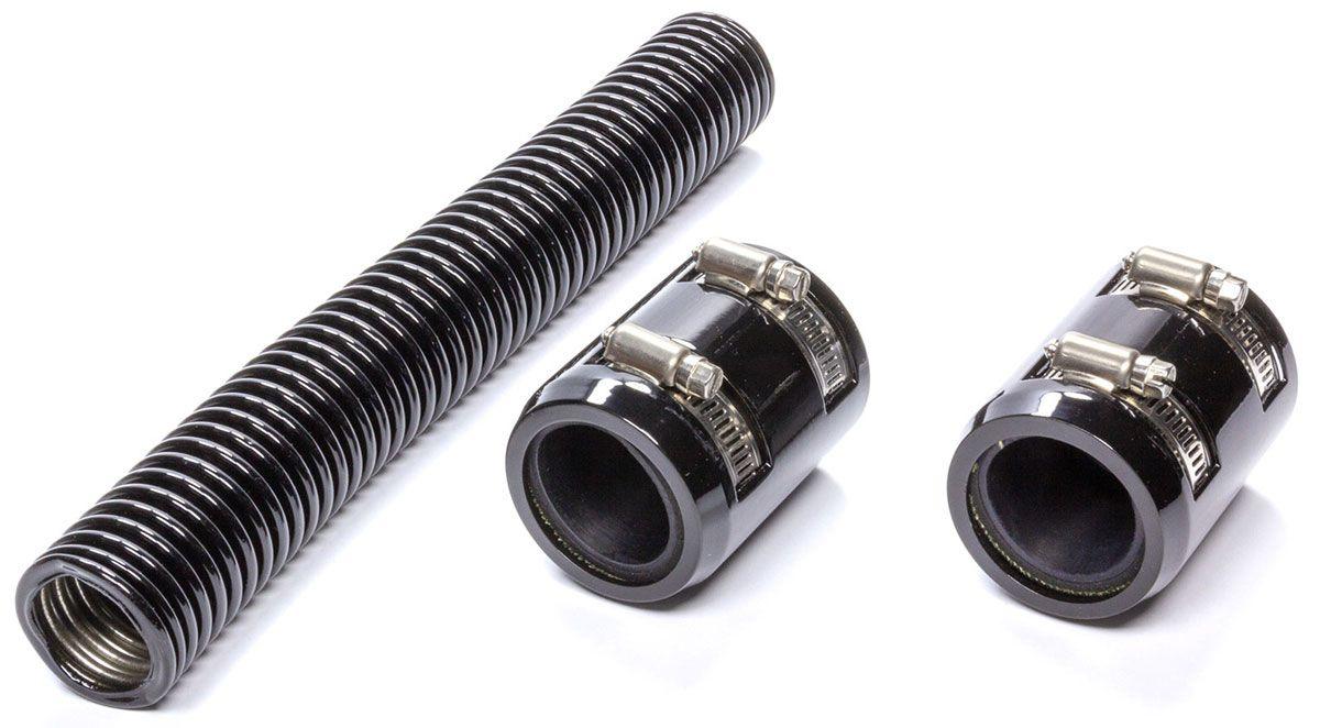 RPC Stainless Steel Radiator Hose Kit, Black (RPCR7304BK)