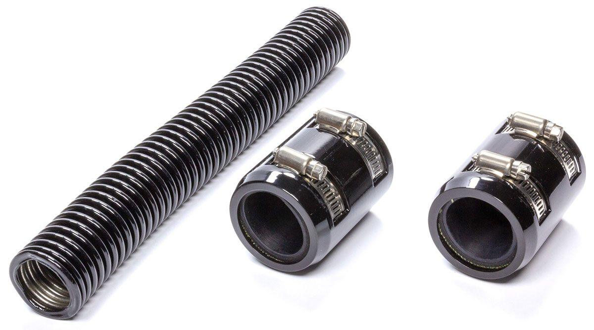 RPC Stainless Steel Radiator Hose Kit, Black (RPCR7307BK)