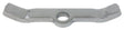 RPC Universal Chrome Steel Spreader Bar, 3" Wide (Pack of 4) (RPCR7407) RPCR7407