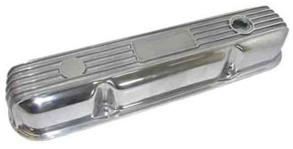 RPC Polished Aluminium Valve Cover, Finned Style (RPCR7671) RPCR7671