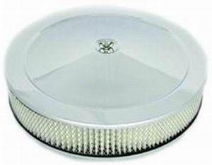RPC 14" x 3" Muscle Car Style Air Cleaner with Hi-Lip & Paper Element(Stainless) (RPCR8005) RPCR8005