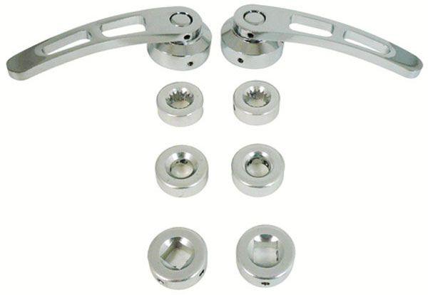 RPC Chrome Aluminium Door Handles 4-1/4" (RPCR8406) RPCR8406