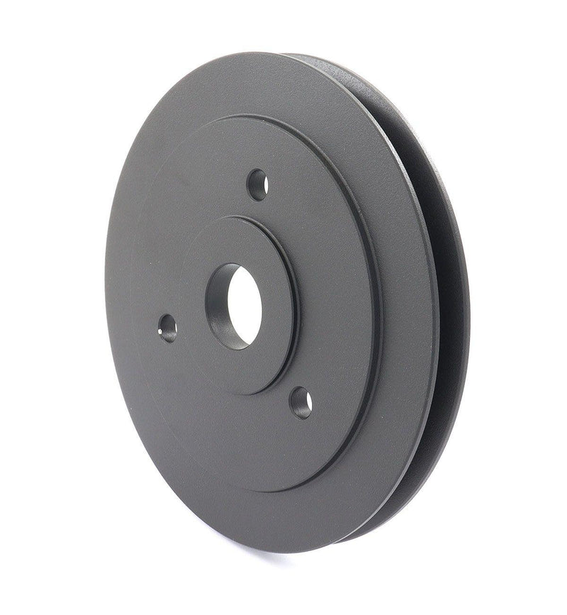 RPC Black Aluminium Crankshaft Lower Pulley, Single Groove, 6.60" Dia, 2.30" Bolt Circle (RPCR8841BK) RPCR8841BK