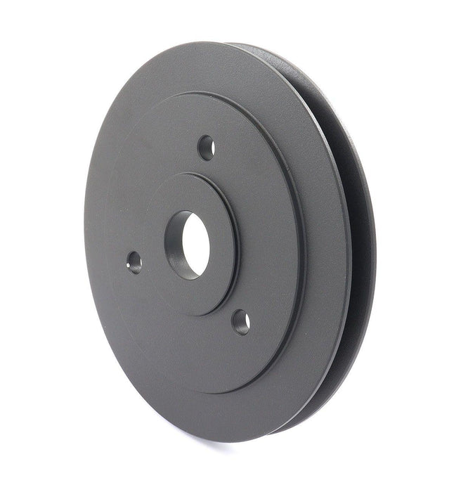 RPC Black Aluminium Crankshaft Lower Pulley, Single Groove, 6.60" Dia, 2.30" Bolt Circle (RPCR8841BK)