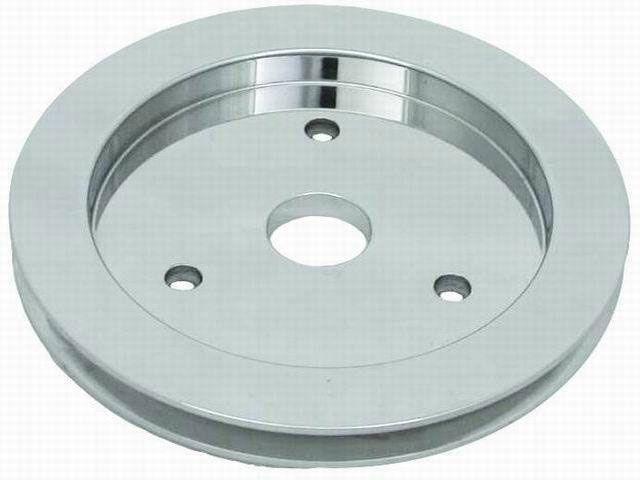 RPC Polished Aluminium Crankshaft Lower Pulley, Single Groove, 6.60" Dia, 2.30" Bolt Circle (RPCR8841POL)