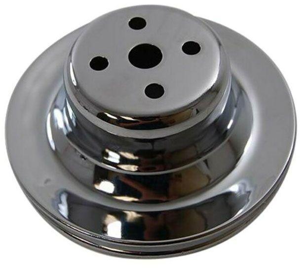 RPC Chrome Steel Water Pump Upper Pulley, Single Groove 6" Dia, 2-1/4" Deep (RPCR8970)