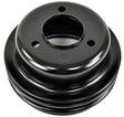 RPC Black Steel Crankshaft Lower Pulley, Single Groove 6-5/8" Dia, 2" Deep (RPCR8971B) RPCR8971B