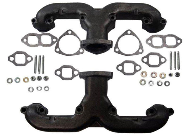 RPC Rams Horn Exhaust Manifolds, Raw Cast Iron (Pair) (RPCR900) RPCR900