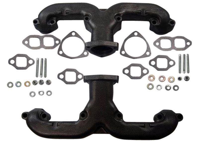 RPC Rams Horn Exhaust Manifolds, Raw Cast Iron (Pair) (RPCR900) RPCR900