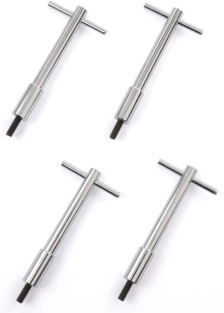 RPC Chrome Steel T-Bar Wing Nut (Pack of 4) (RPCR9120) RPCR9120