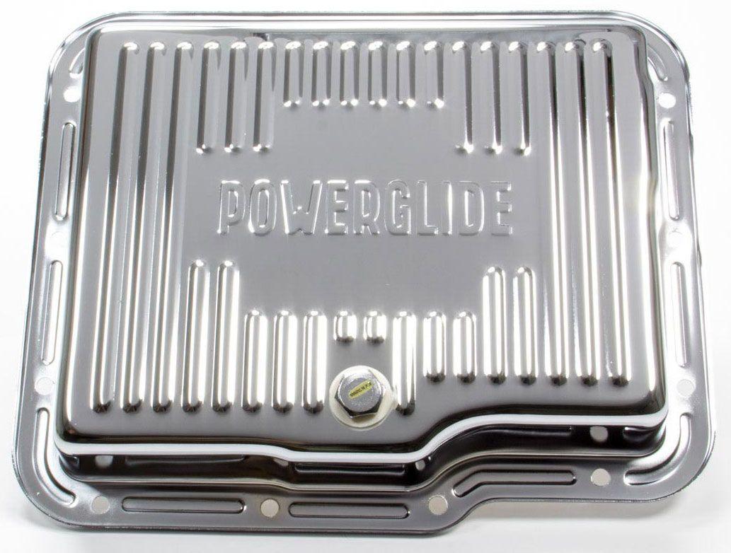 RPC Chrome Steel Chev Powerglide Transmission Pan, Finned (RPCR9124) RPCR9124