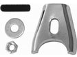 RPC Chrome Steel Distributor Clamp Including Hold Down Stud (RPCR9126) RPCR9126