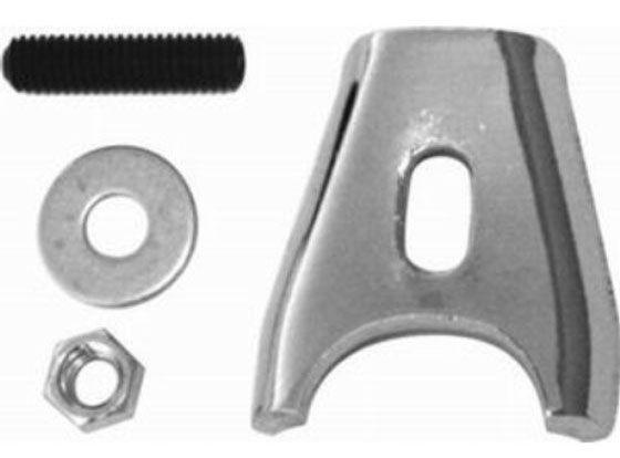 RPC Chrome Steel Distributor Clamp Including Hold Down Stud (RPCR9126) RPCR9126