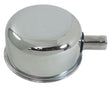 RPC Chrome Steel Push-In Breather with Tube, 2-3/4" Dia with 3/4"Neck & 5/8" Dia Tube (RPCR9241) RPCR9241