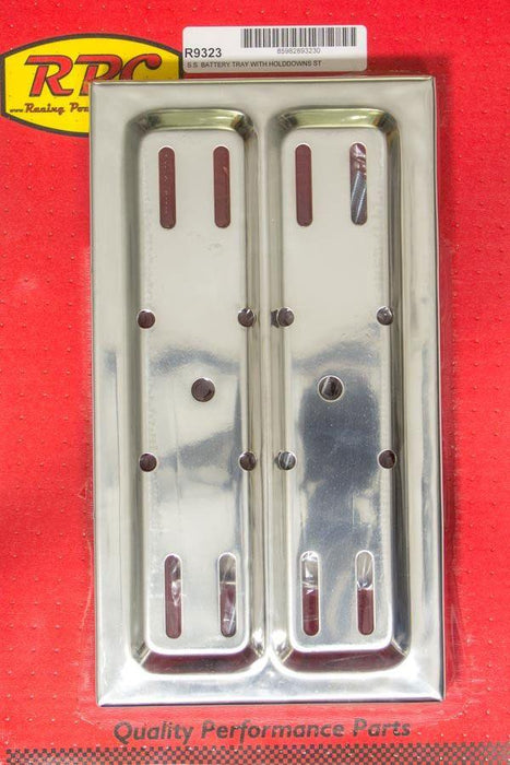 RPC Stainless Steel Battery Tray Kit 7-1/2" x 13-1/4" (RPCR9323)