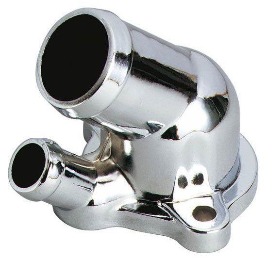 RPC Chrome Steel Thermostat Housing, Gasket Style (RPCR9403)