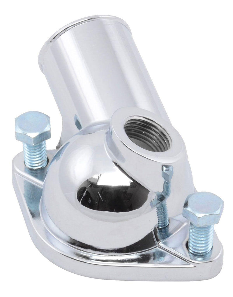 RPC Chrome Steel Thermostat Housing, 1/2" NPT Port, O-ring Style (RPCR9468) RPCR9468