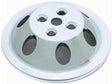 RPC Polished Aluminium Water Pump Upper Pulley, Single Groove , 6.60" Dia, 1.75" Bolt Circle (RPCR9478POL) RPCR9478POL