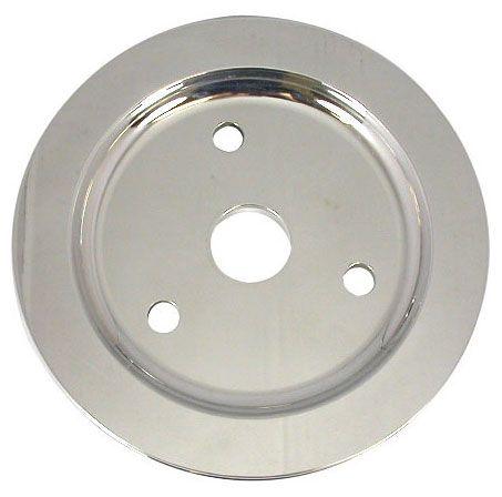 RPC Polished Aluminium Crankshaft Lower Pulley, Single Groove , 6.60" Dia, 1.75" Bolt Circle (RPCR9480POL)