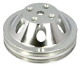 RPC Polished Aluminium Water Pump Upper Pulley, Double Groove , 6.60" Dia, 2.30" Bolt Circle (RPCR9483POL) RPCR9483POL