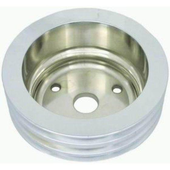 RPC Polished Aluminium Crankshaft Pulley, Triple Groove , 6.60" Dia (RPCR9486POL) RPCR9486POL