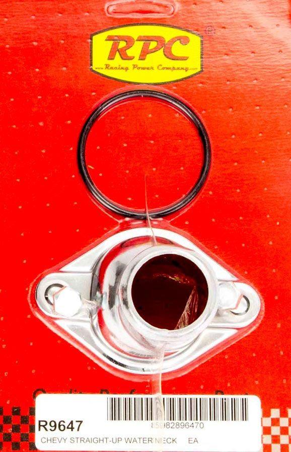RPC Chrome Steel Straight-up Thermostat Housing, O-ring Style (RPCR9647) RPCR9647