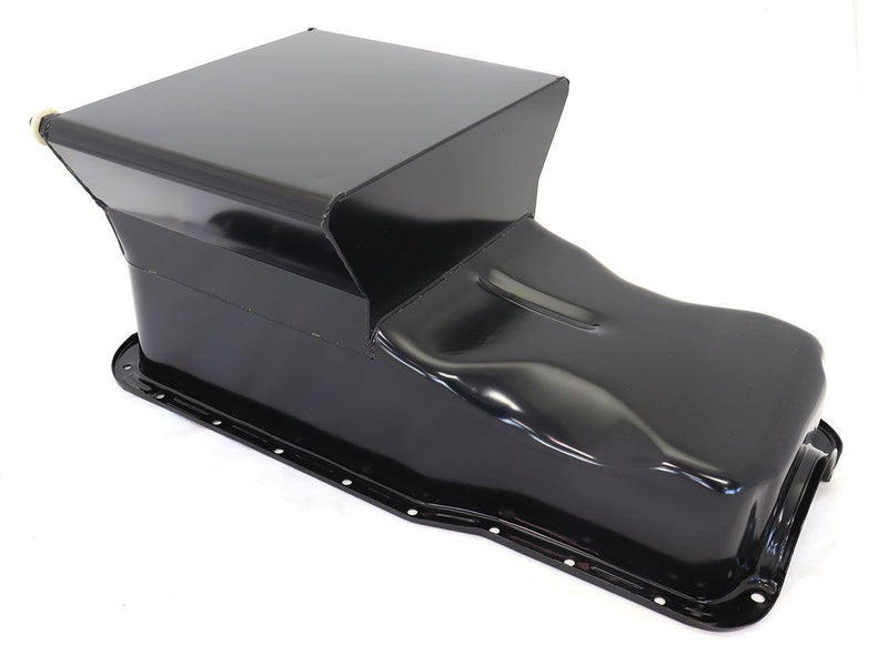 RPC Black Steel Drag Race Oil Pan, Stock Capacity (RPCR9737P) RPCR9737P
