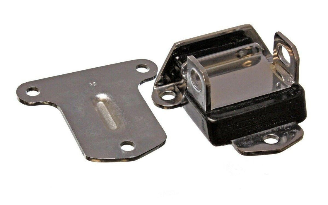 Rocket Locking Engine Mount, Chrome With Black Urethane (RPES-31115G)