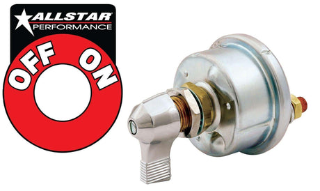 Allstar Battery Disconnect Switch with Decal, Double Pole (RS-ALL80157) RS-ALL80157